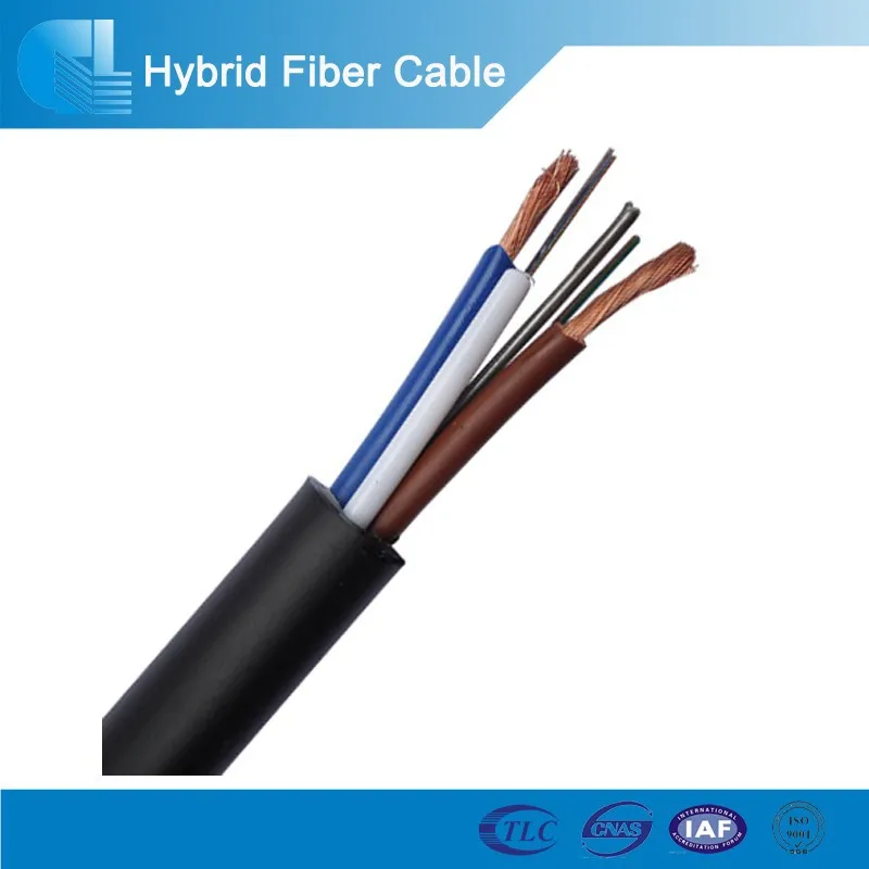 Power system OPPC 24 core hybrid fiber optical cable