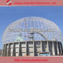 Design Steel Structure Mosque Dome Construction With Roof Material Cover