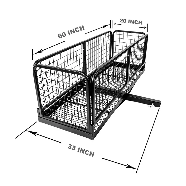 
2018 сцепное крепление, складной Автомобильный задний багажный стеллаж, грузовая корзина, автомобильные багажники на крышу 