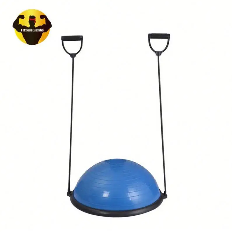 colorful pvc yoga ball half balance disc exercise ball - buy