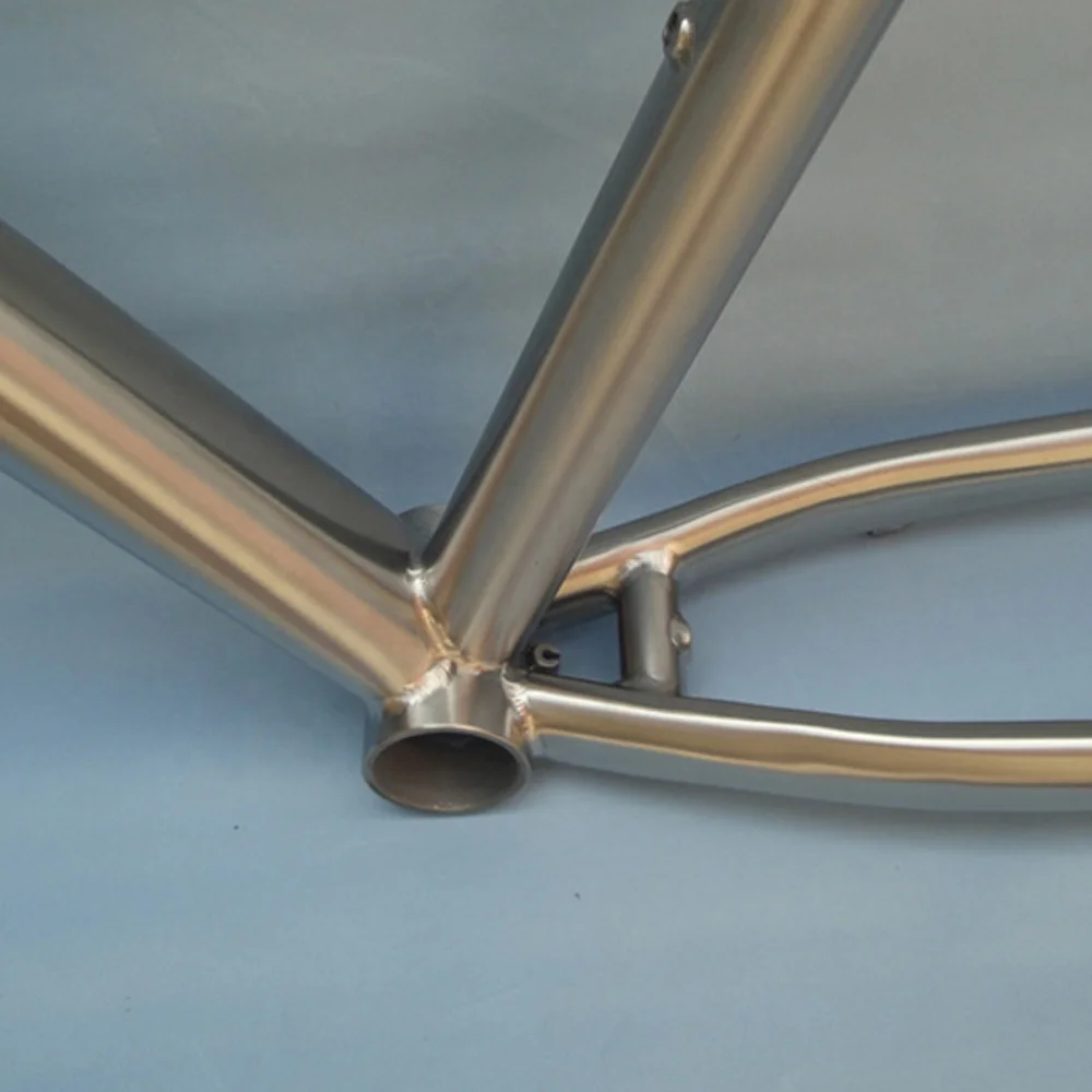 Waltly Cyclocross  700C Titanium Road Bike  Frame with Internal  Cable Routing
