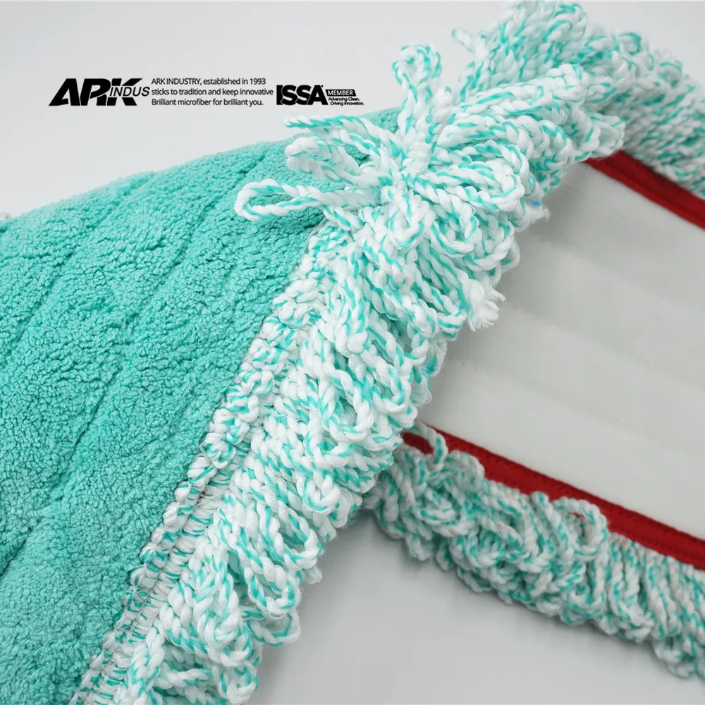 Швабра из микрофибры плюша кораллового флиса влажная швабра с крючком и петлей для промышленной отделки пола тканевая бахромой полиэстера