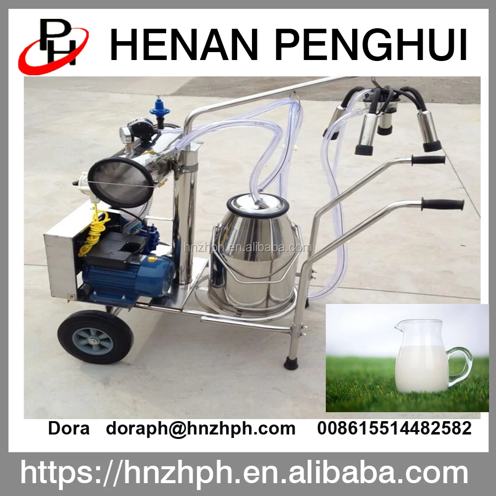 Горячие продать руку тележка одного машинного доения коров