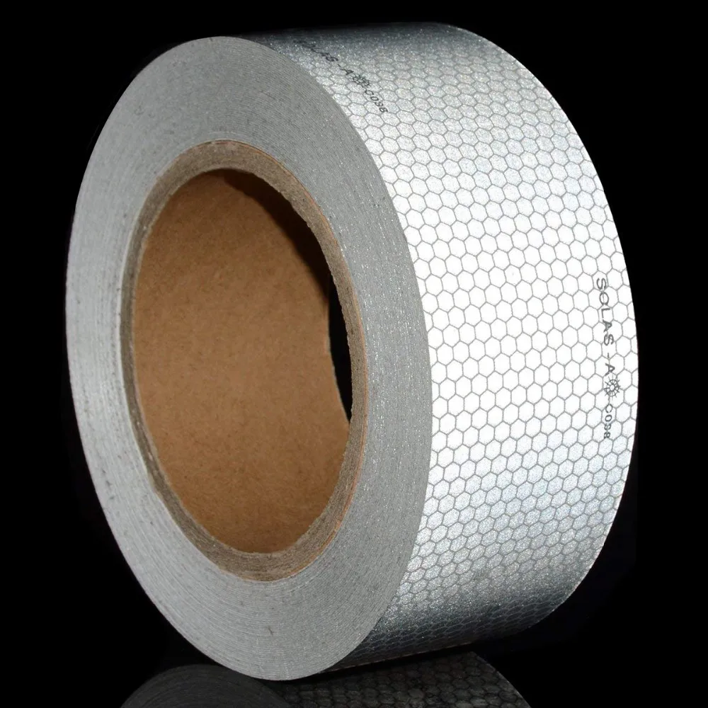 Silver Waterproof Marine Solas Reflective Tape for Maritime Jacket Lifebuoy