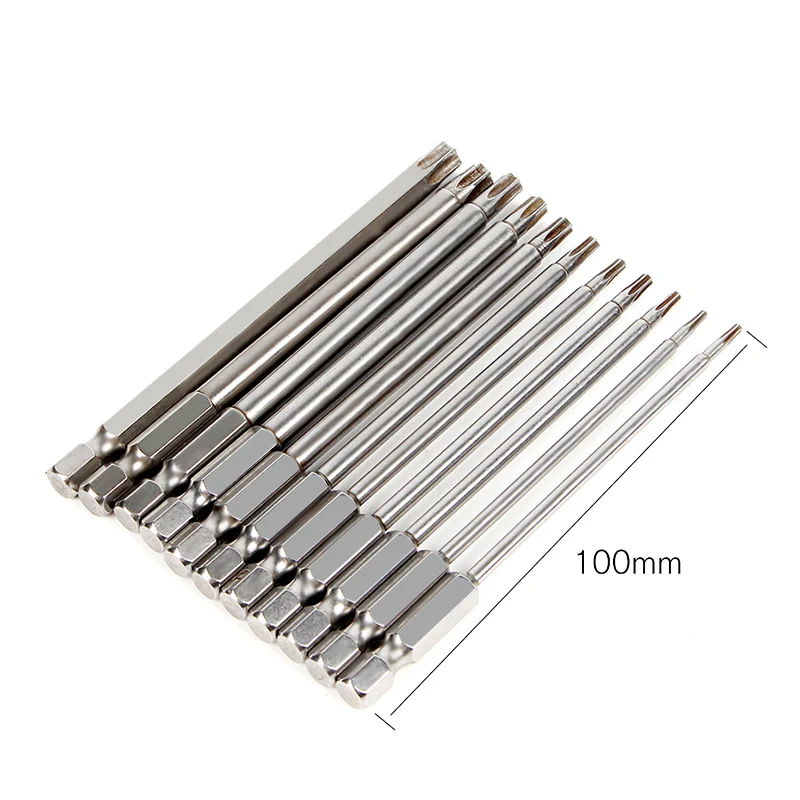 Wholesale 100mm Long Steel Magnetic Torx T10 T6 T8 Hex Security Screwdriver Bit Set For Magnetic Tool Set From m.alibaba.com