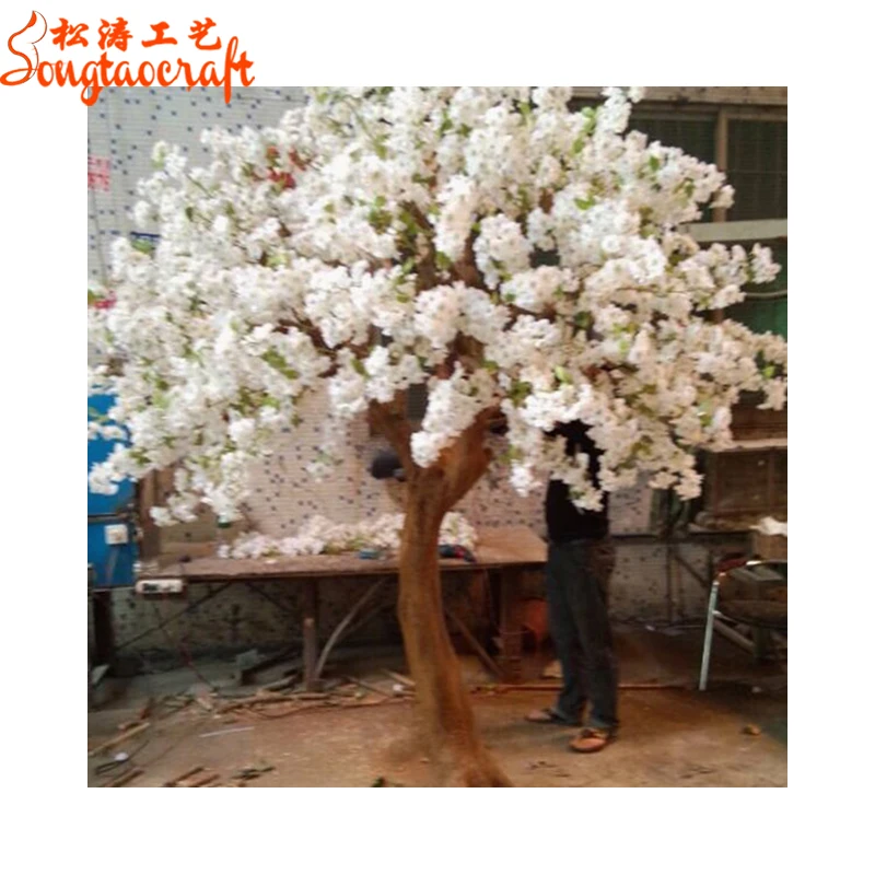 White色造花桜支店輸出を描画する方法桜の木 Buy 桜結婚式の装飾 を描画する方法桜の木 プラスチック花桜 Product On Alibaba Com