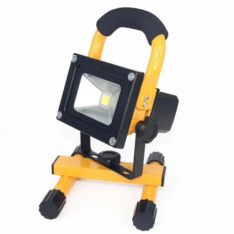 battery operated rechargeable portable outdoor work lamp emergency 30 watt led flood light