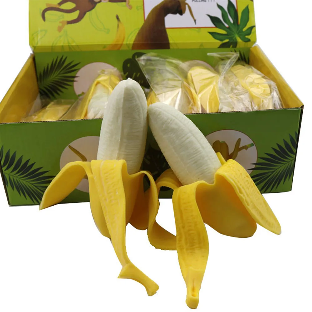 BX515 Лидер продаж нажимная игрушка-банан для снятия стресса игрушки