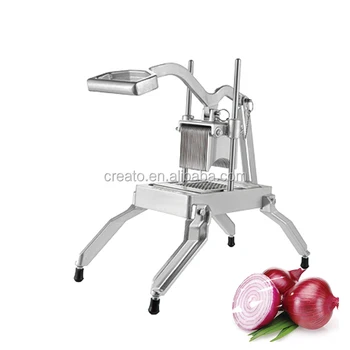 Die Cast Aluminum Housing Stainless Steel Blade Manual Onion Slicer