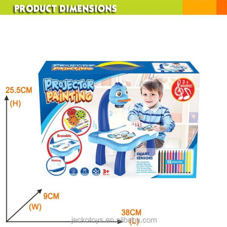 Cartoon Kids Education Drawing Set Projector Painting Toys for Kids