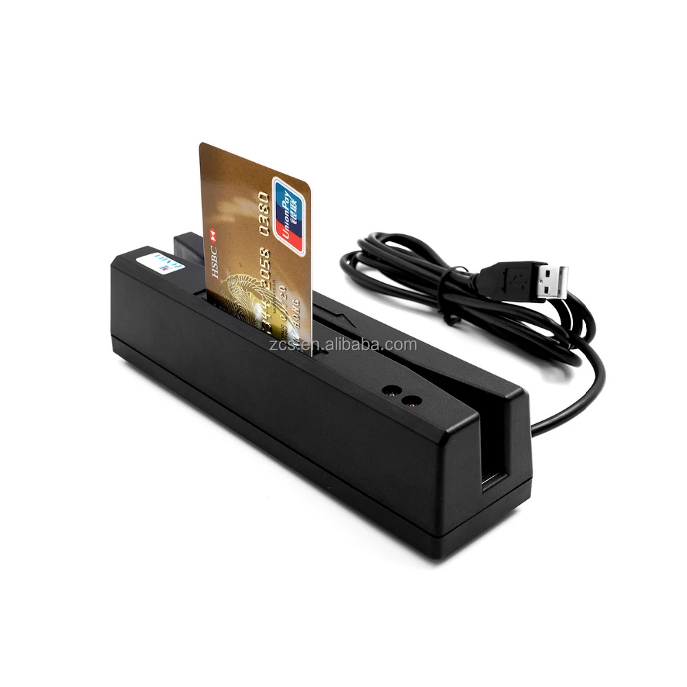 PSAM card reader writer NFC ZCS160 multiple funtion 4 in 1 Magnetic card Reader EMV chip