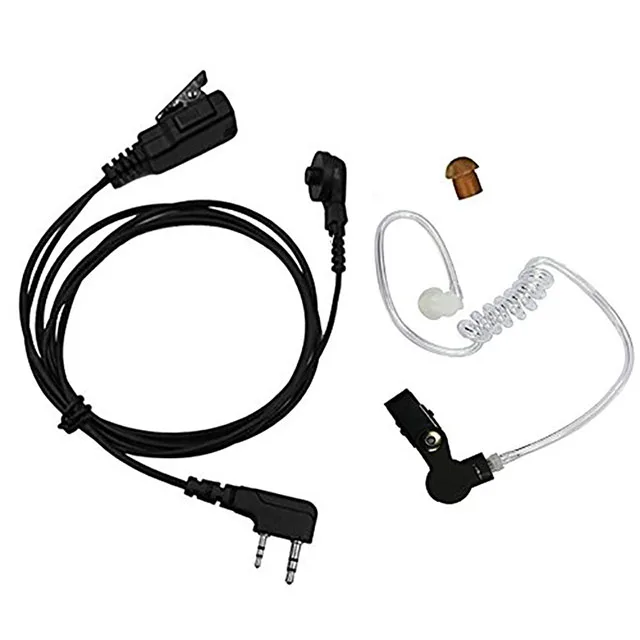 Воздушная трубка Гарнитура микрофон Микрофон PTT для портативный радио иди и болтай Walkie Talkie Baofeng UV-5R УФ B5 GT-3TP UV-8HX UV-5RA