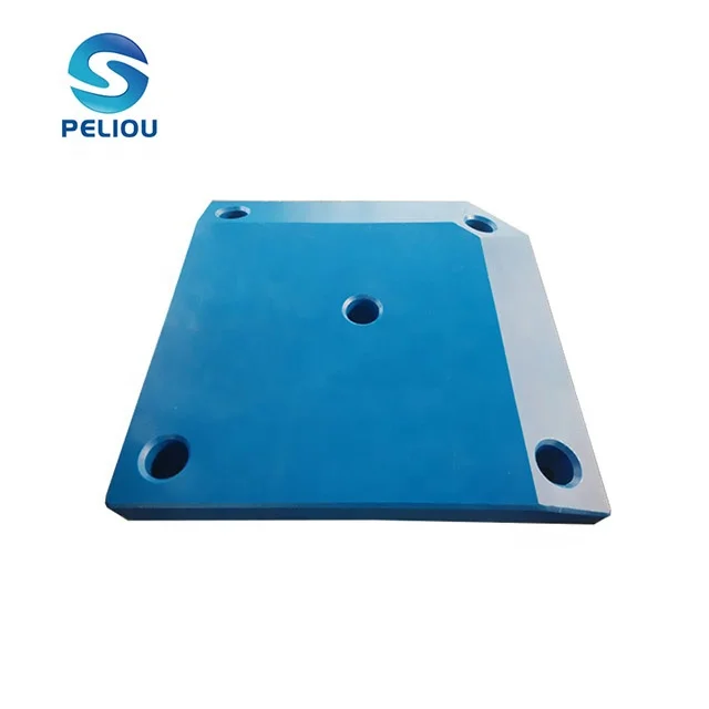 Износостойкие синий каток из uhmwpe полиэтилена крыло pad для лица