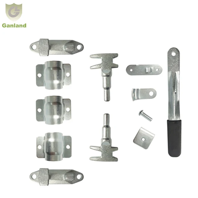 34mm O.D. Rear Truck Door Cam Lock Kit - Zinc Plated Trailer Handle Latch