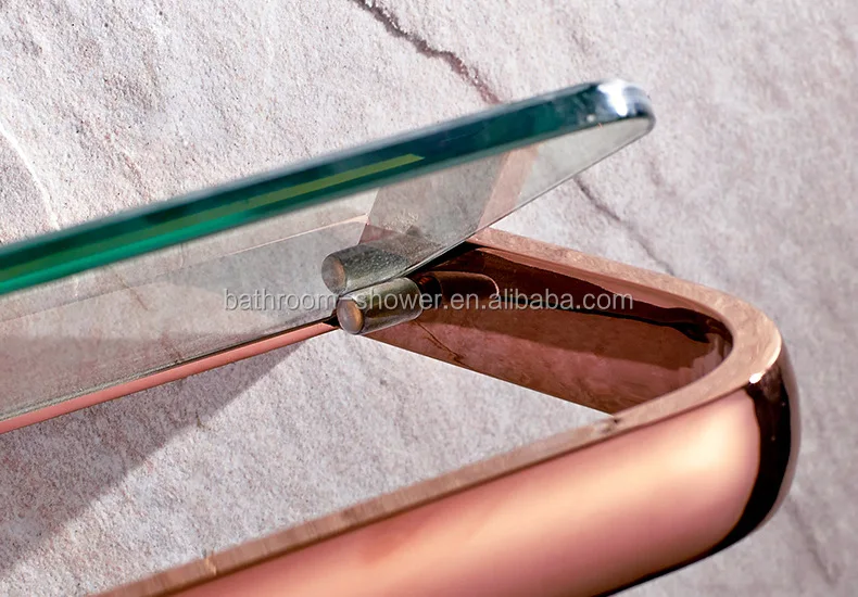 Colonna doccia 130 h cm in acciaio inox 304 oro spazzolato - Forg