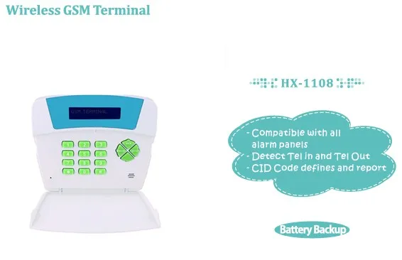 GSM to Analog Converter GSM Wireless Terminal With Battery Backup