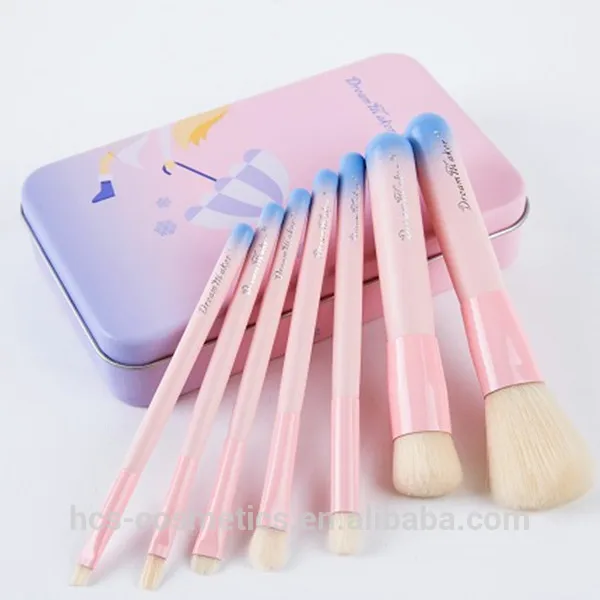 7 шт., кисти для макияжа, профессиональные косметические кисти для теней