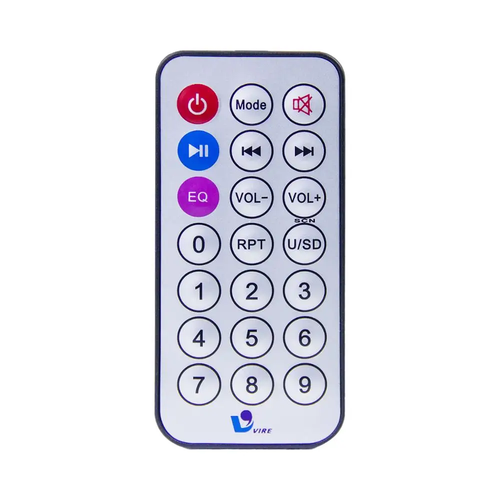 Bluetooth Usb SD карта Mp3 модуль с дистанционным управлением и цветным освещением