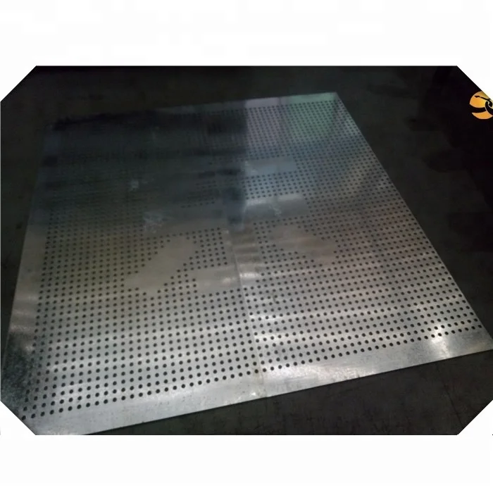 10mm Square Hole Perforated Metal Sheet 304 Stainless Steel - 15mm Pitch -  1.5mm Thick - The Mesh Company