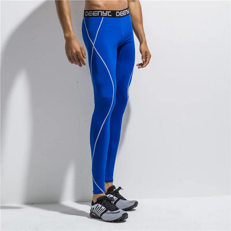 Men Running Compression Sweatpants Gym Jogging Leggings Basketball