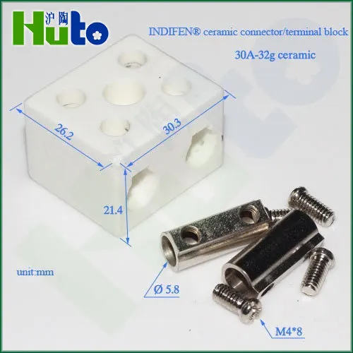 Керамическая Клеммная колодка [Клеммная INDIFEN] 5-50A