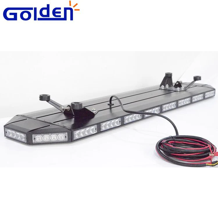 
 Винтовое крепление 12 В 48 дюймов, аварийное предупреждение о транспортном средстве, светодиодный стробоскоп, желтая световая балка для буксировочного грузовика, прицепа, крыши  