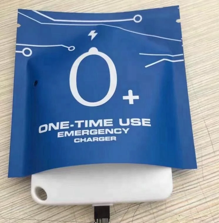 Cheap Price One Time Use Mini Paper Disposable Mobile Charger Power Bank 1000mah