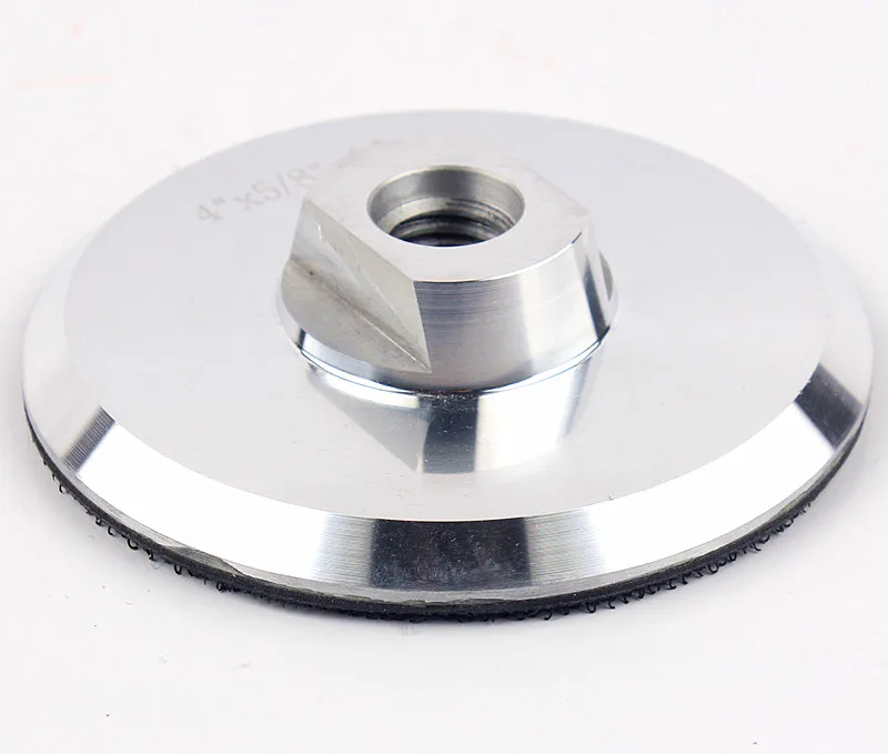 Алюминиевая Задняя подкладка для полировщика, крепление на липучке 3, 4, 5 дюймов