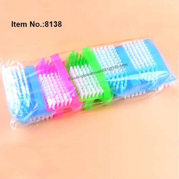 Hq8138 Soft Clean Fiber Hand Pp Hair Brush Scrub Brush Factory For
