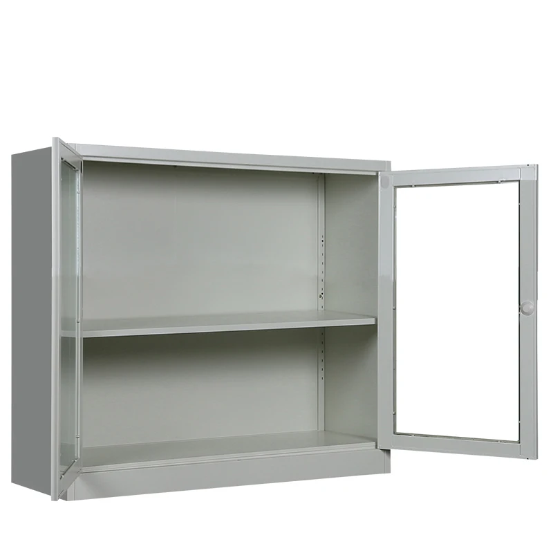 Easy Assembly Design Small Office Steel Cupboard with Swing Door
