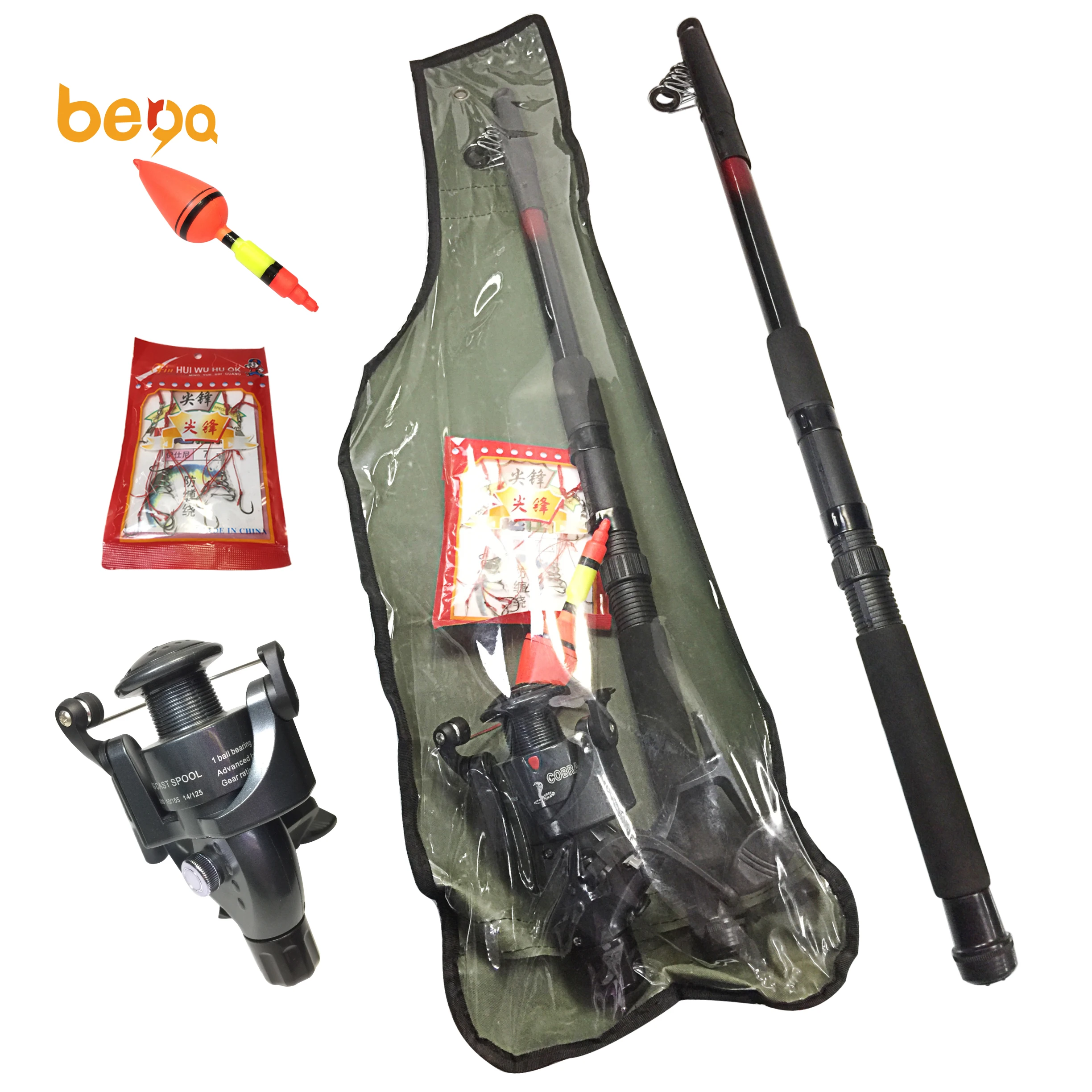 Details about   1.3-2.7M Telescopic Fishing Rod Spinning Fishing Reel Combo Fishing Bag Kit Q7P5 