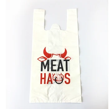 biodegradable corn starch custom printed heat seal plastic bag recycling