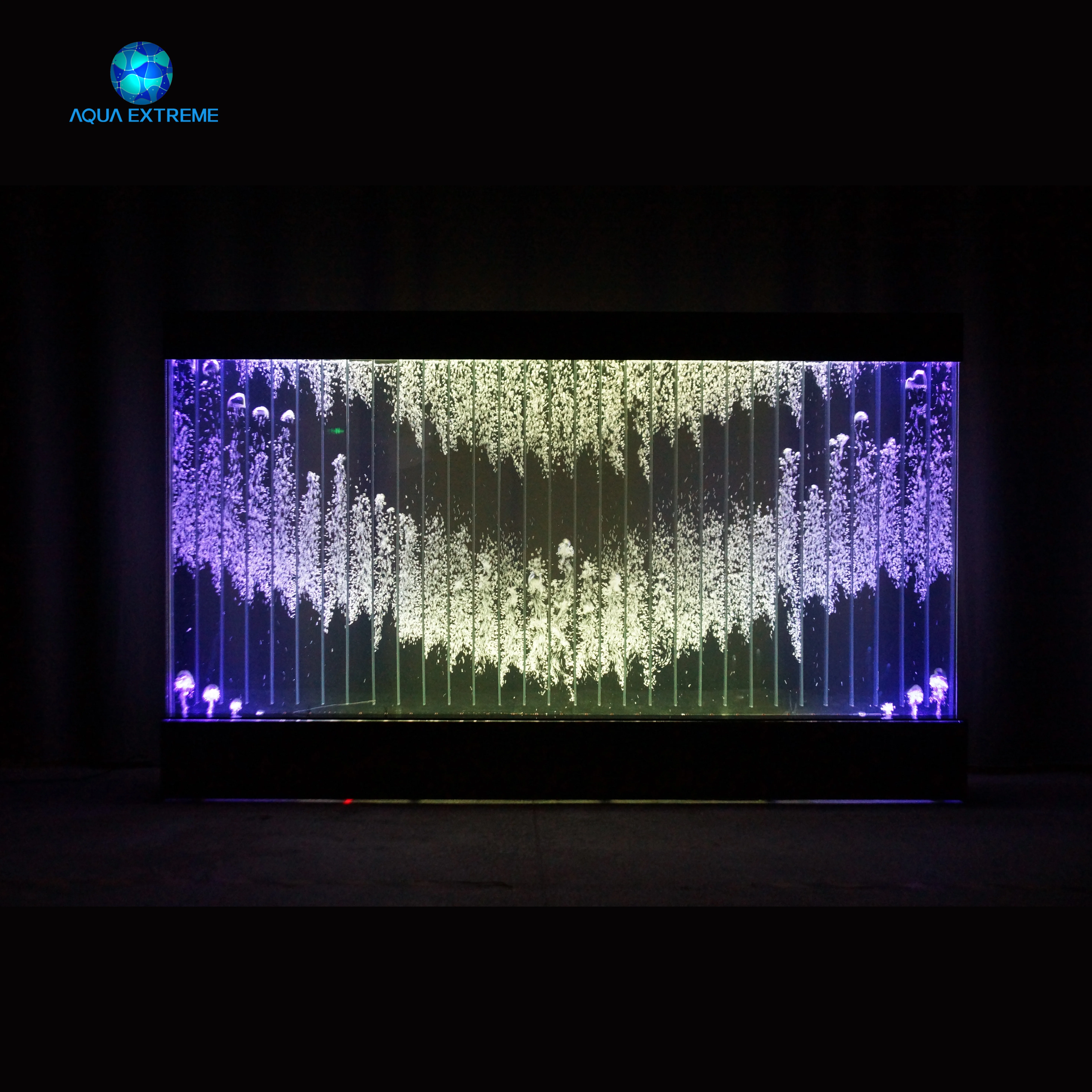 H5ft X W8ft   Programmable Bubble Wall. Window Type Installation
