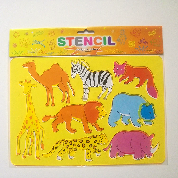 Wild Animals Stencils - Buy Wild Animals Stencils,Animal Stencils For Kids,Plastic  Animal Stencils Product on 