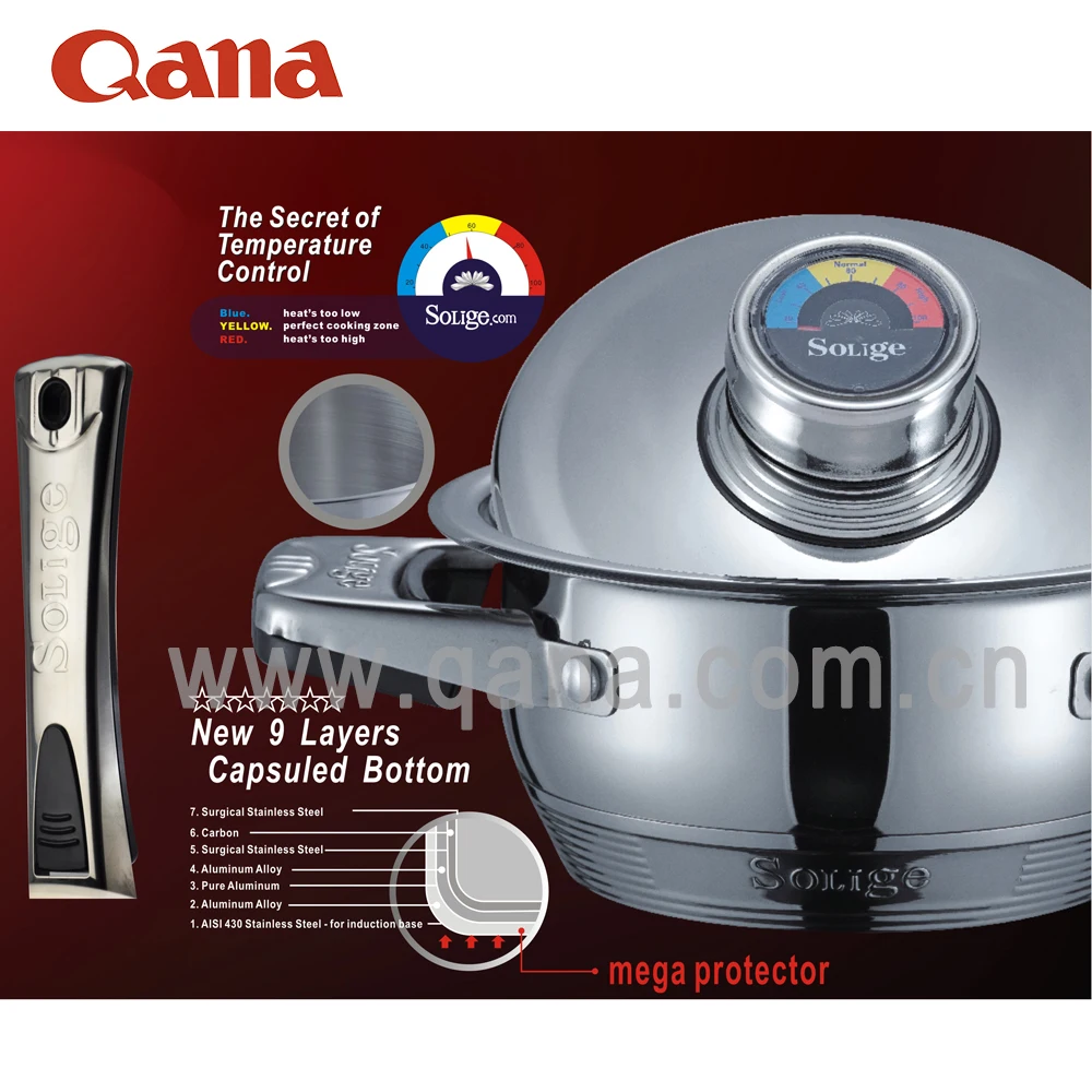 Qana Factory Wholesale Oem Luxury Bright Eco Friendly Gold Color Induction  Cookware Kitchen Tools Hot Pots And Pans Non Stick - Buy  Hot Sale  Cookware Coo…