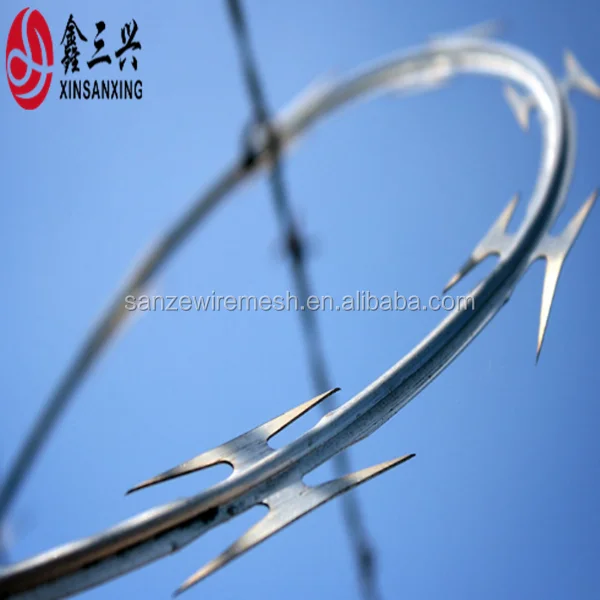 Wholesale Galvanized Barbed Wire Price Per Roll/hot Dipped Galvanized Boundry Security Fence Barbed Wire razor Barbed Wire