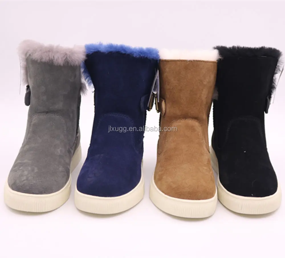 
WD811 зимние женские модные замшевые ботинки, зимние ботинки 