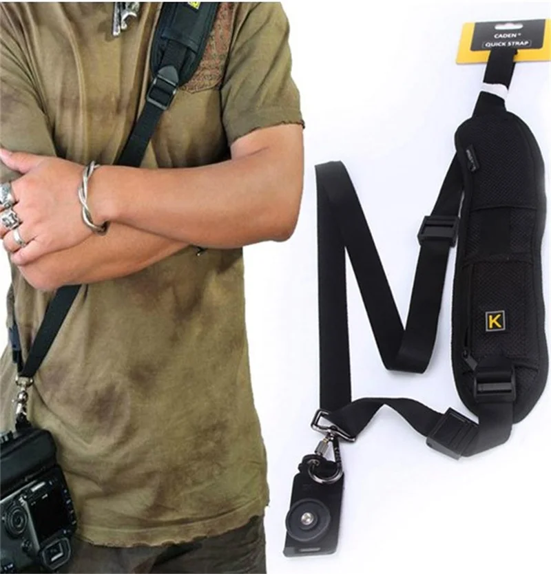 High Quality Quick Release Camera Straps Single K Shoulder Sling Belt Neck Strap for Digital SLR Camera
