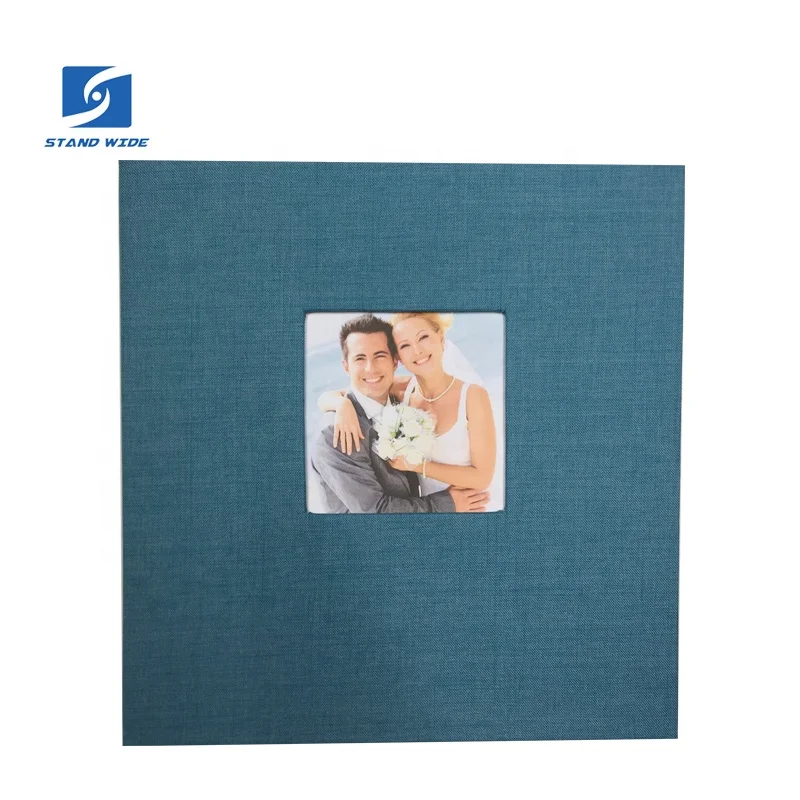 Фотоальбом самоклеящийся для скрапбукинга «сделай сам» Тканевая обложка на 40 страниц альбом в винтовой