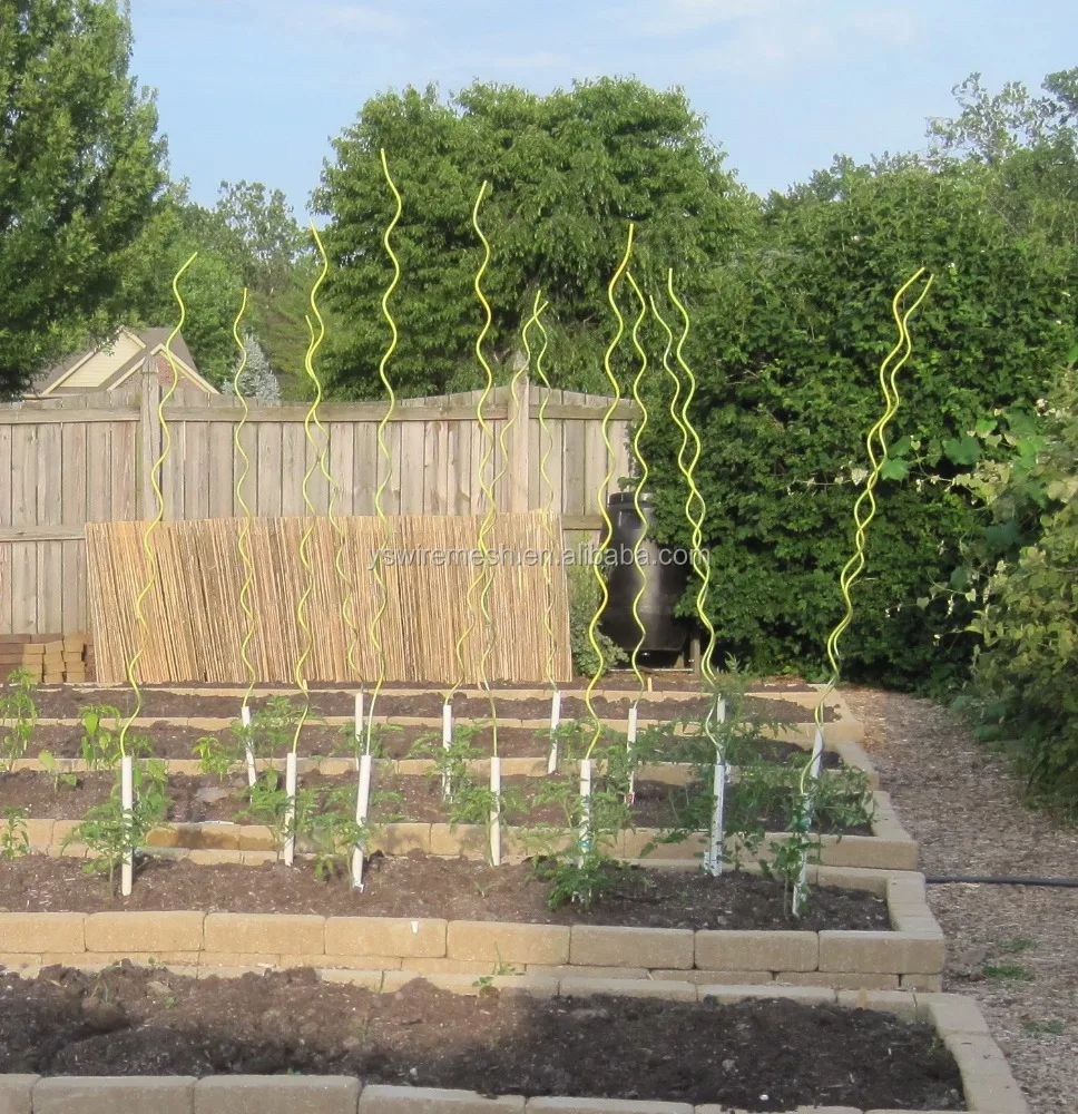 Pali Per Piante Da Giardino In Acciaio Con Rivestimento Verde - 25 Pezzi Da 152 Cm (1,5 M) - Tutori Per Pomodori, Cetrioli E Rampicanti - Paletti Per Recinzioni