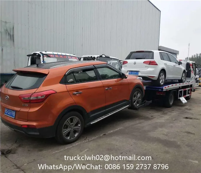 8 Ton Left and Right Hand Drive Slide Bed Wrecker Tilt Tray Tow Truck for Sale