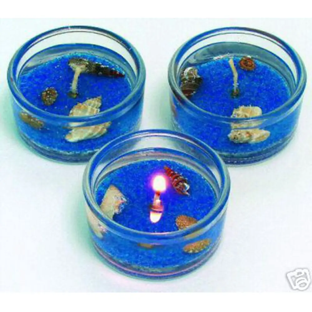 Christmas Gift • gel wax candle • reusable candle 