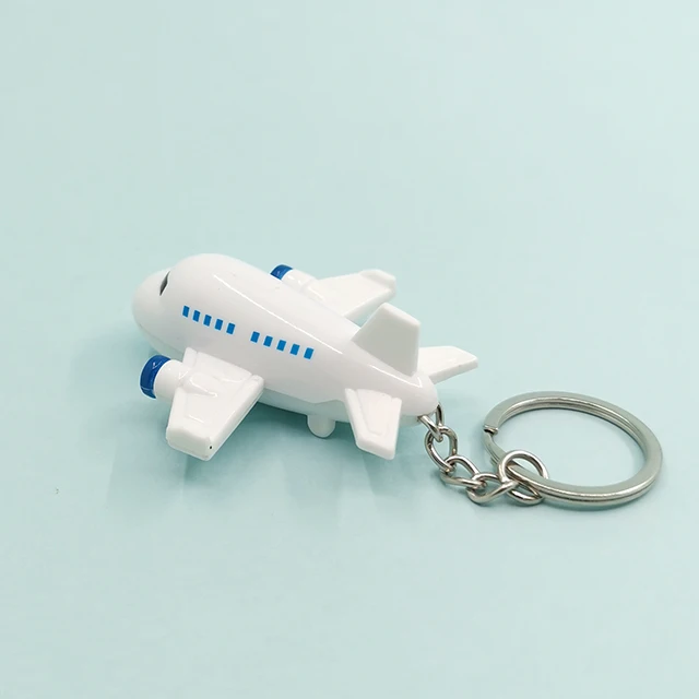 Light up Plane Keychain with Sound Making