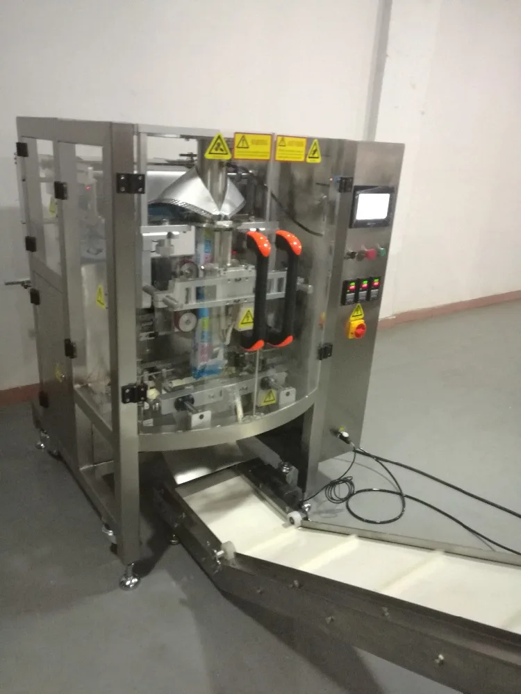 Vacuum Vertical Automatic Weighing Filling Sealing Pillow Bag 1kg Rice Packing Machine