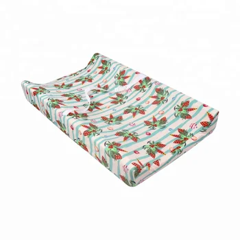 Customized Mat/Baby changing pad cover with attractive prints diaper changing pad cover