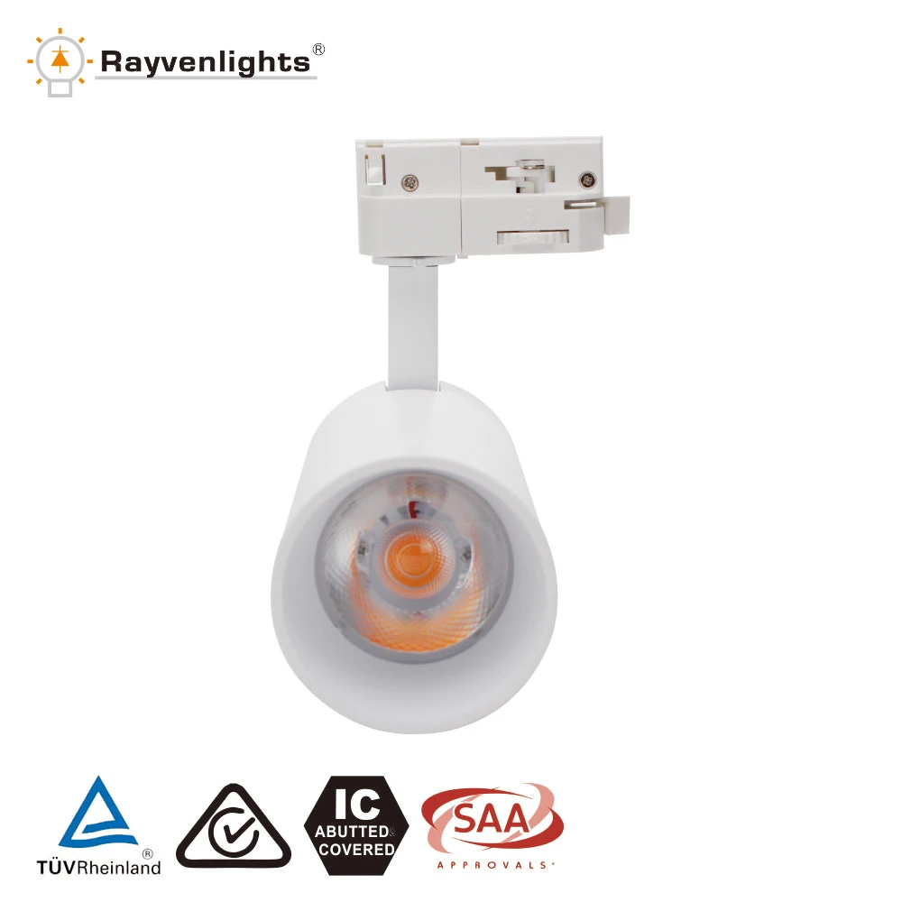 Сертификат CE Rohs Трековый светильник 10 Вт светодиодный COB гарантия 3 года