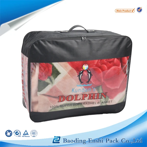 Buy Wholesale China Pvc Steel Wire Bag, Home Textile Zipper Bag, Quilt And  Blanket Pvc Packaging Bag & Pvc Packaging Bag at USD 1.29
