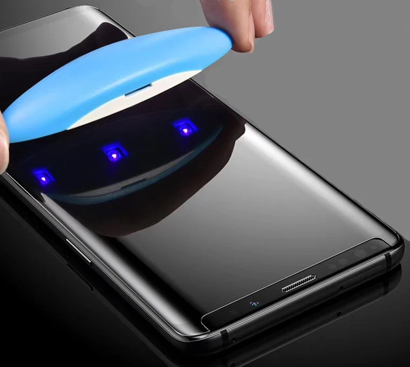 UV Nano Full Glue 3D Curved Tempered Glass Screen Protector for LG VELVET Film