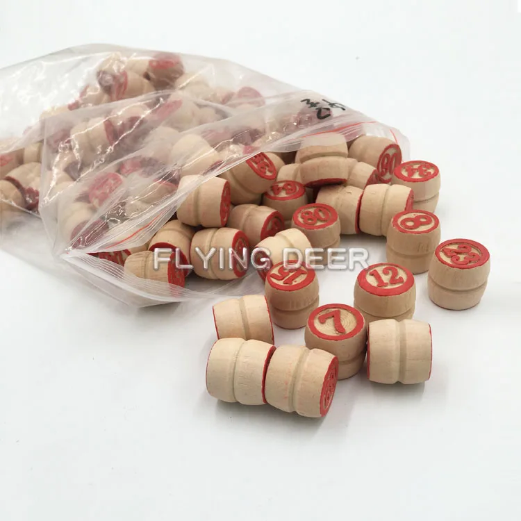 Заводская цена, деревянные чипы для игры в бинго, бумажные карты, игры в бинго