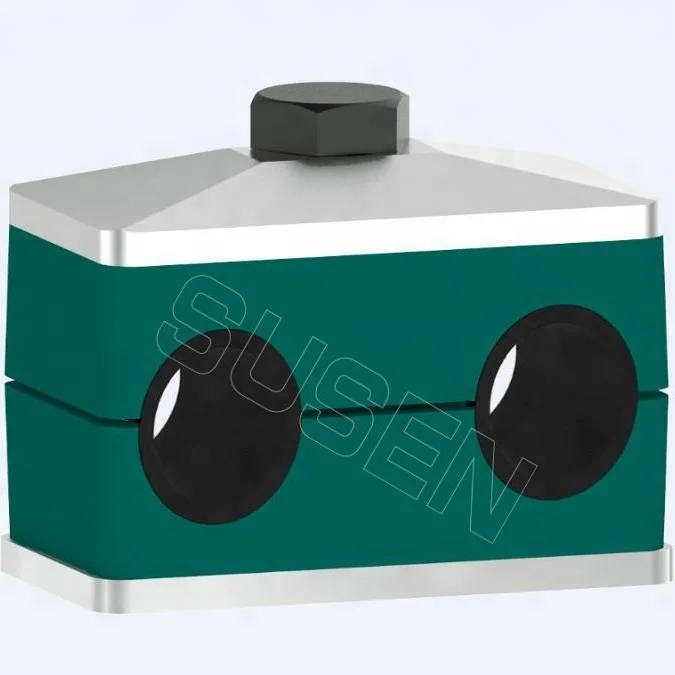 Plastic Twin Pipe Clamp with Rail Nut/hydraulic Marine Pipe Clamp